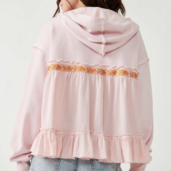Pink Ruffled Women's Top - Picture 2 of 9